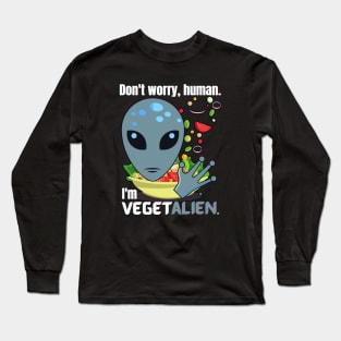 VegetAlien - Funny Alien Long Sleeve T-Shirt